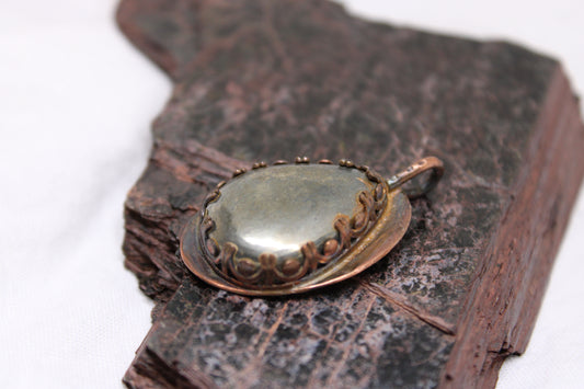 Pyrite Copper Pendant