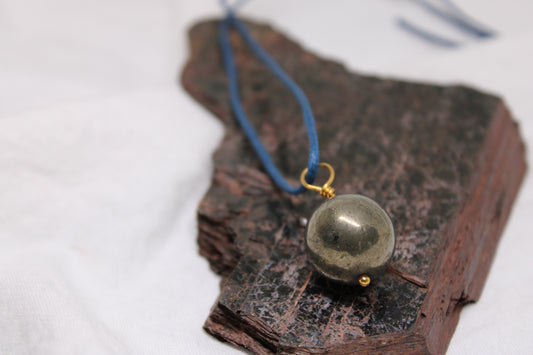 Pyrite Sphere Pendant