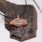 Copper Wire Wrapped Arkansas Crystal Point Pendant