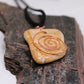 River Rock Copper Spiral Necklace