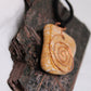 River Rock Copper Spiral Necklace