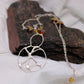 Geometric Viking Necklace Sterling Silver Amber Crescent Moon Beads Goddess Vibes!