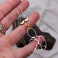 Geometric Viking Necklace Sterling Silver Amber Crescent Moon Beads Goddess Vibes!