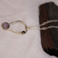 Green Tourmaline and Amethyst Sterling Silver Pendant Sterling Silver