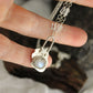 Rainbow Moonstone Celestial Necklace Aquamarine Bead Chain