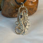 Iolite Sterling Silver Filigree Abstract Fused Necklace