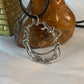 Fused Sterling Silver Necklace Circle Spiral Geometric Design