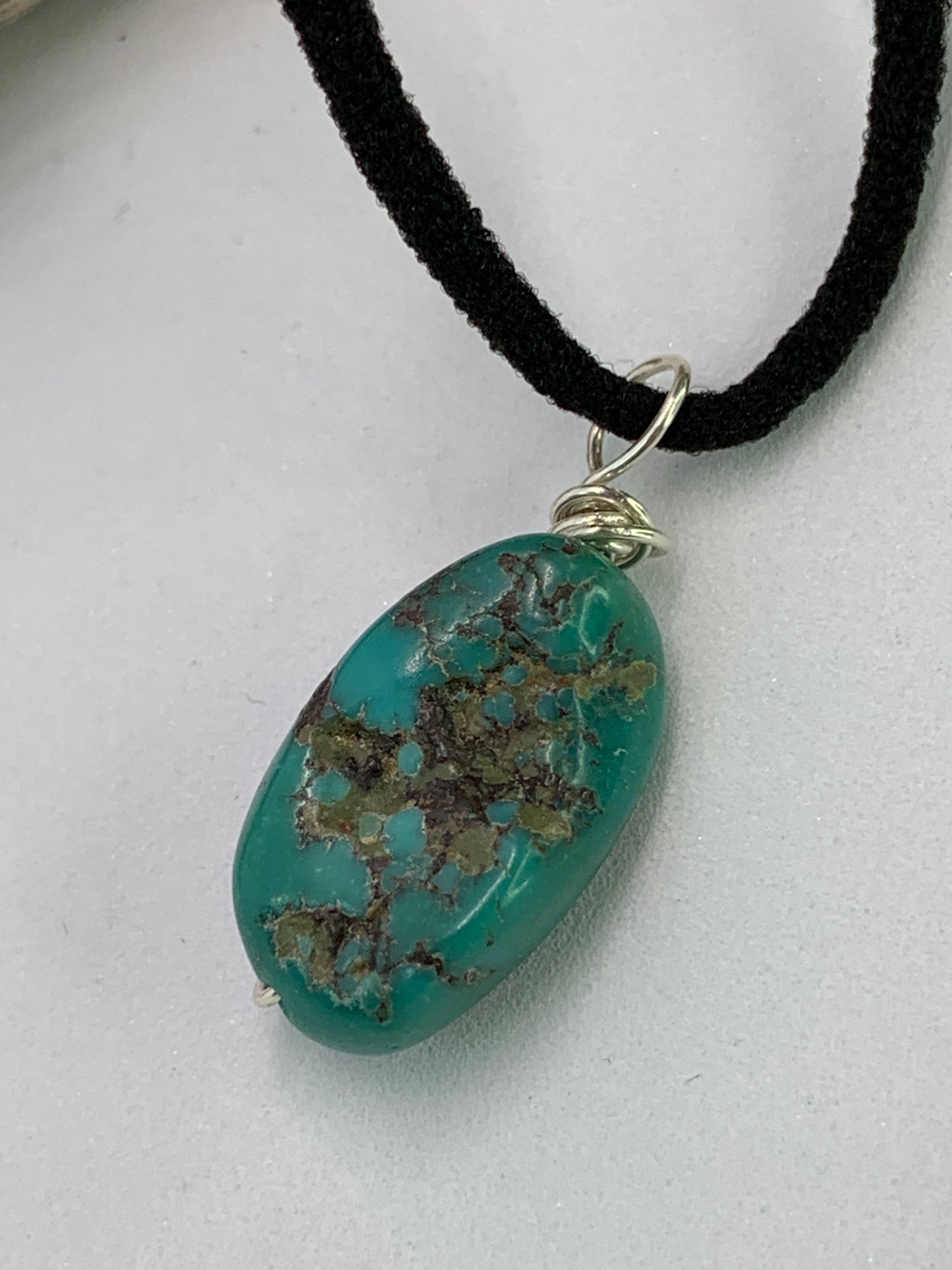 Mexican Turquoise Minimalist Pendant