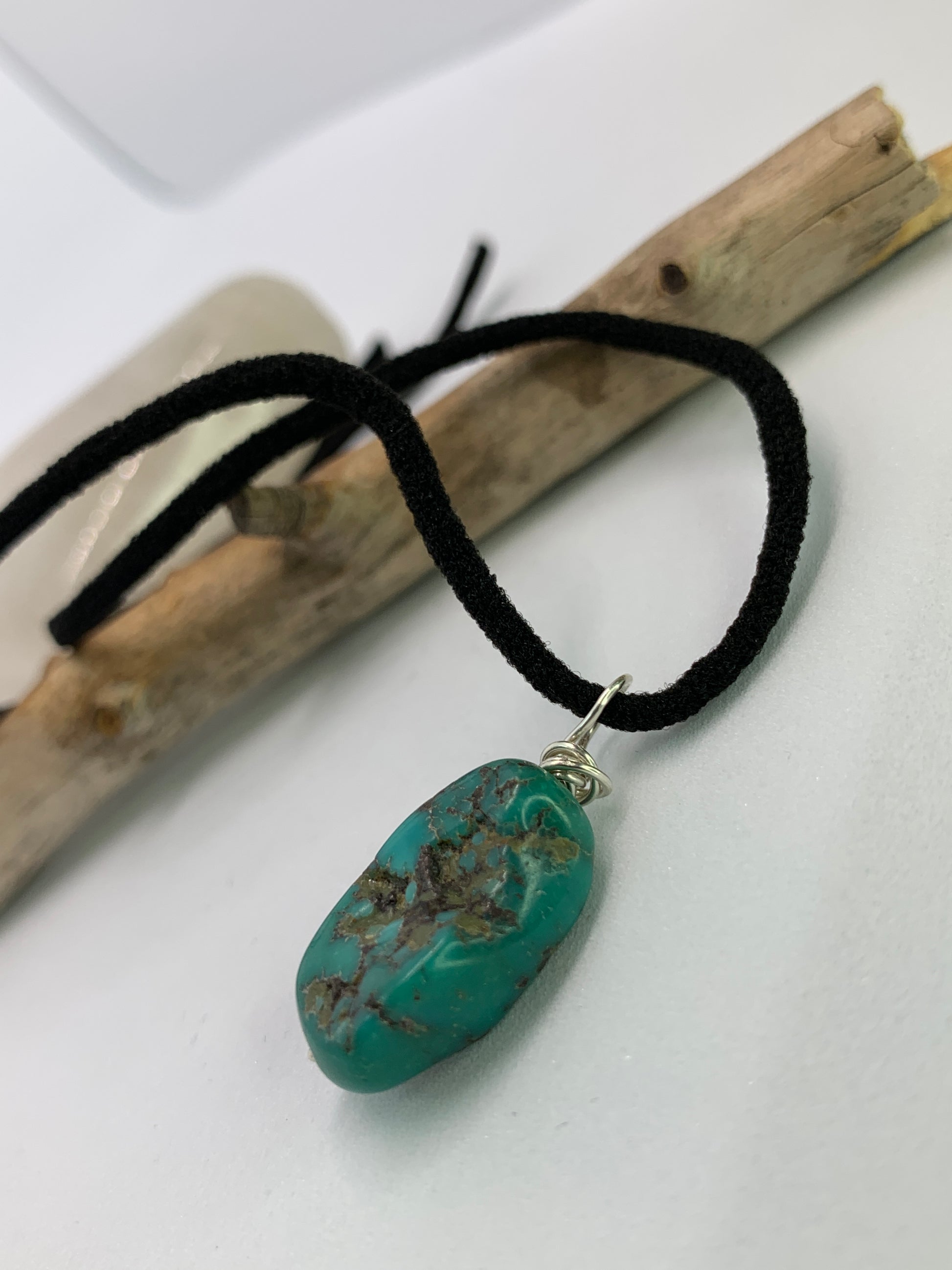 Mexican Turquoise Minimalist Pendant