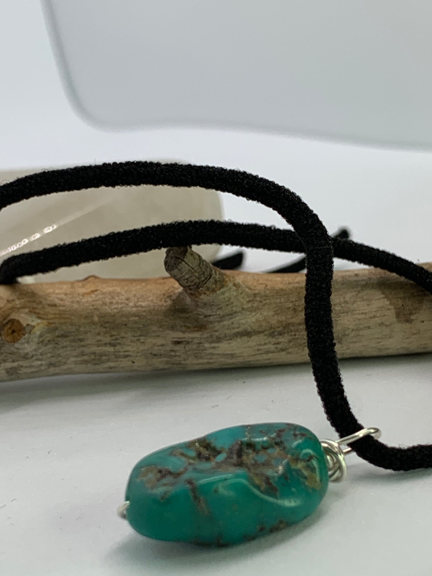 Mexican Turquoise Minimalist Pendant