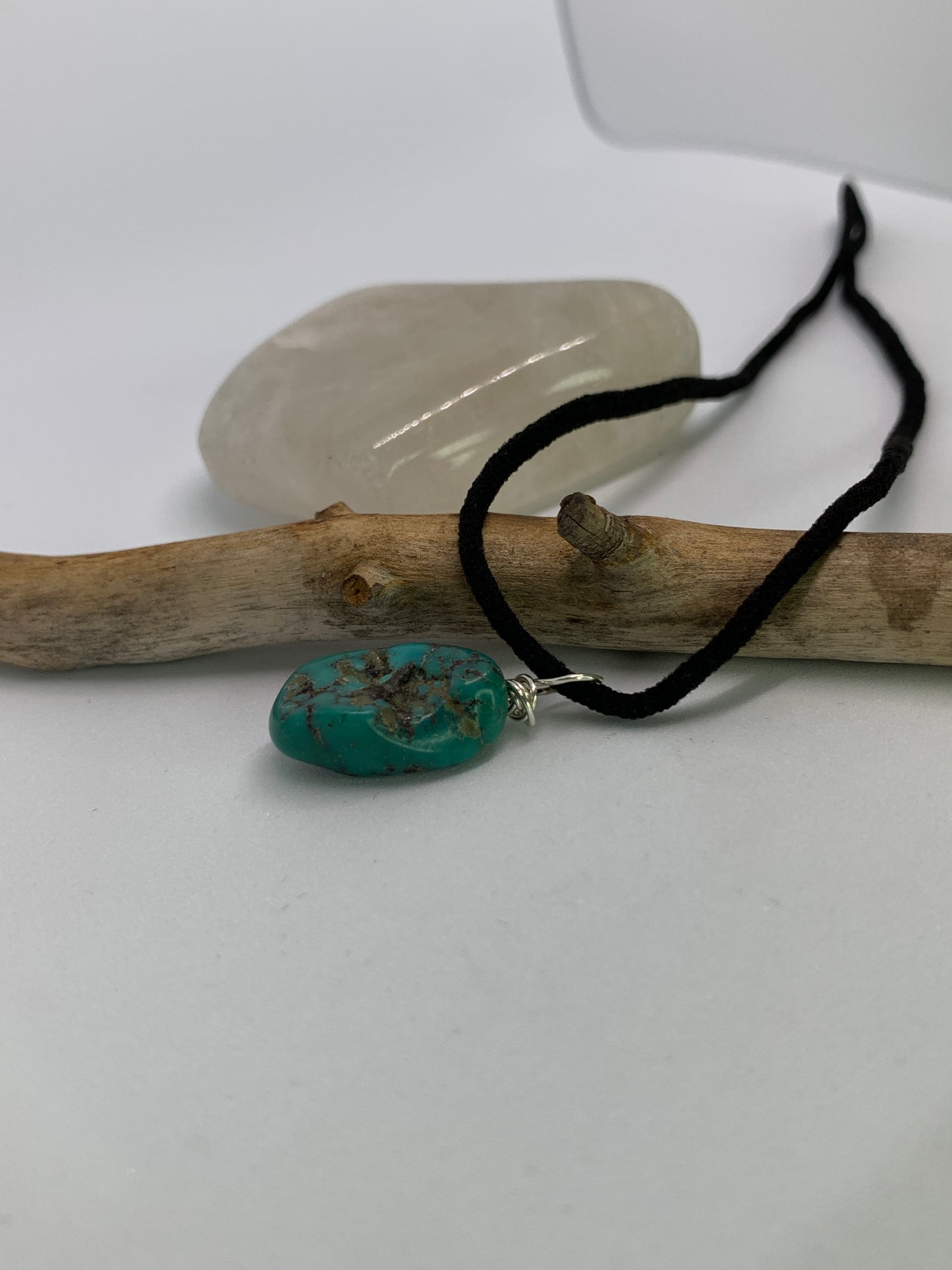 Mexican Turquoise Minimalist Pendant