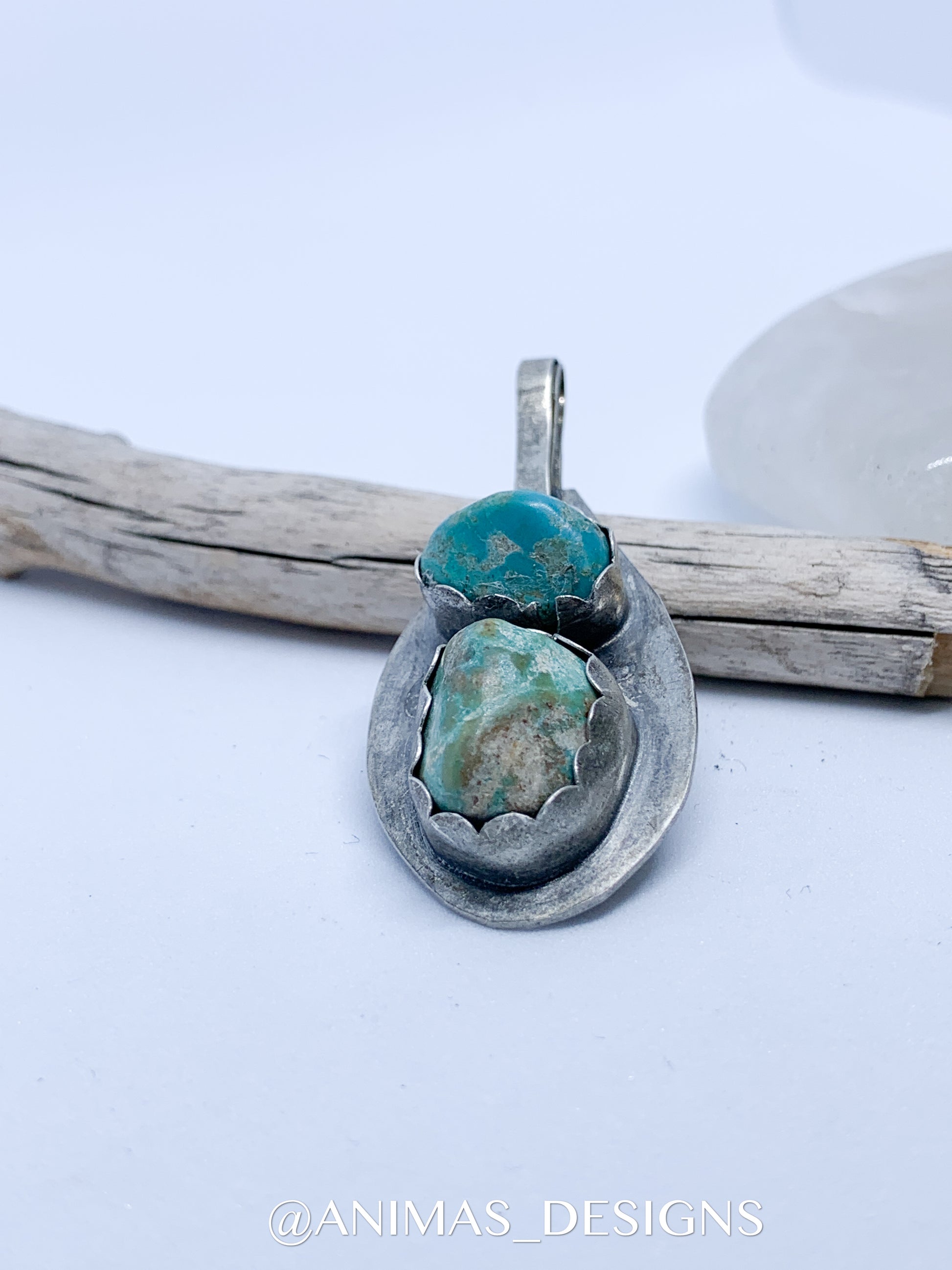 Mexican Turquoise Sterling Silver Pendant. 925 sterling silver used. All of our pieces are unique and one of a kind designs. 